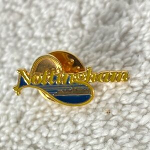 5/$35 Vintage Nottingham Enamel Souvenir Pin